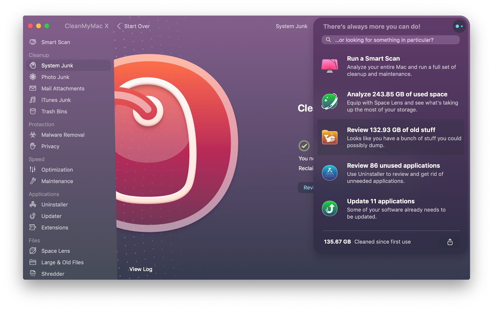 CleanMyMac X Assistant CleanMyMac X Assistant